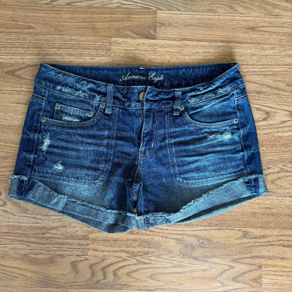 American Eagle MIDI Denim Shorts